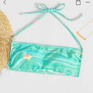 SHEIN aurora bikini top size L